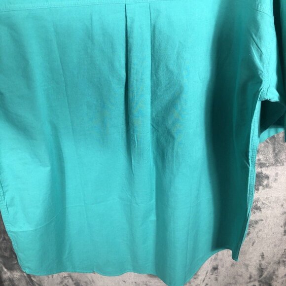 Introspect Men’s Shirt Button Up Large X Tall Marine Color Fishing Shirt - Picture 12 of 12